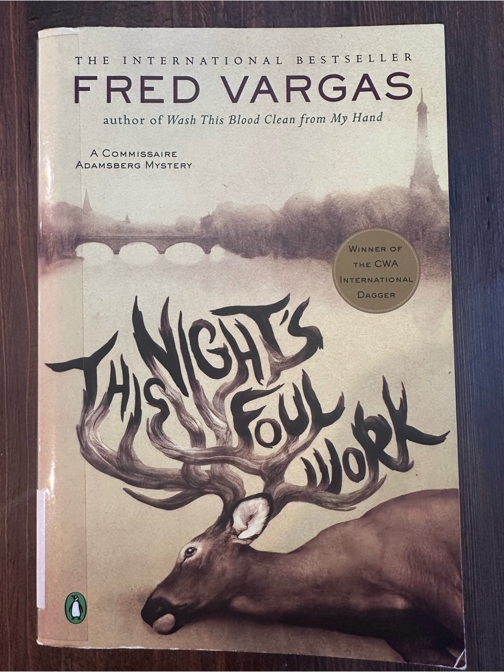 This Night’s Foul Work (A commissary Adamsberg Mystery Book) by Fred Vargas